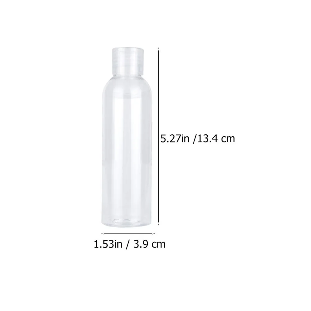 

12pcs 120ml Empty Bottles with Cap for Shampoo Liquid Body Soap