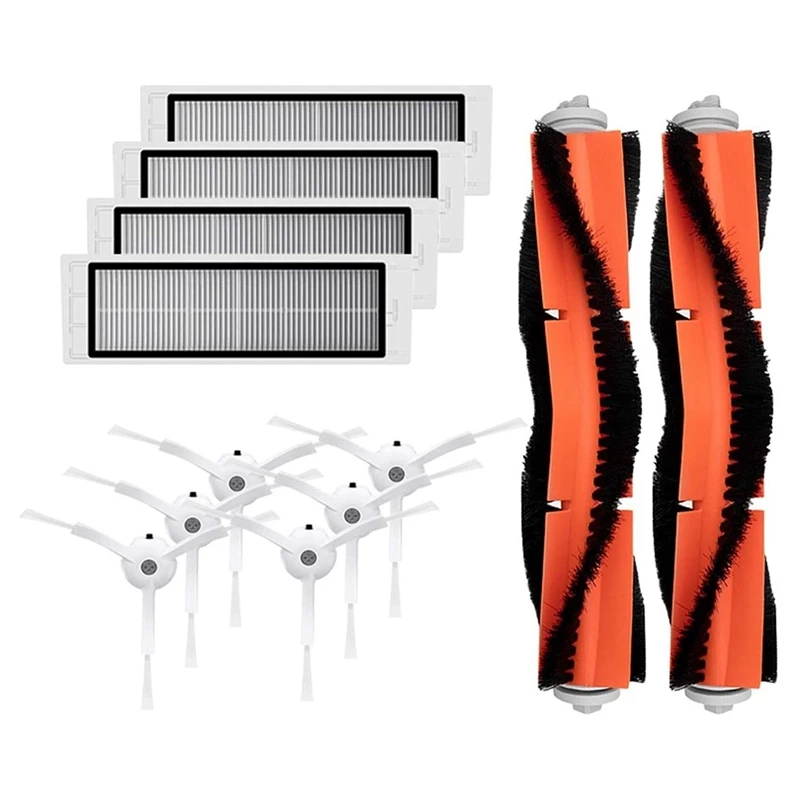 

Сменная боковая щетка, фильтр, роликовая щетка, набор для Xiaomi Vacuum 2, подходит для робота-пылесоса Roborock S50 MI