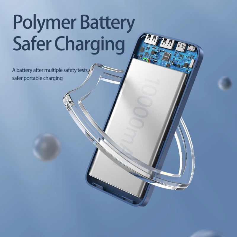 Remax RPP-258 QC3.0 PD 10000mAh Power Bank Fast Charging USB Type C Portable Mobile Charger | Мобильные телефоны и