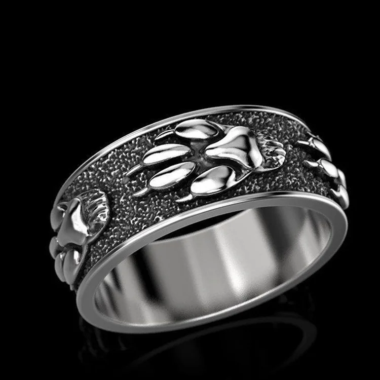 

Retro Wolf's Paw Rings for Men Hip Hop Gothic Punk Style Claws Pattern Rings Trend Men Street Motorcycle Party Jewelry
