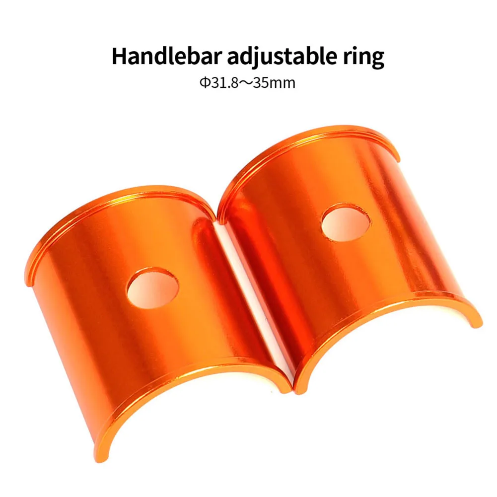 

Bicycle Handlebar Aluminum Shim Spacer Stem Reducer 31.8 To 25.4mm/34.9 To 31.8mm MTB Bike Handle Bar Conversion Shim Accessory