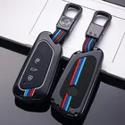 Чехол для ключа автомобиля VW Volkswagen Golf 8 Mk8 2020 Skoda Octavia 3 кнопки Чехлы для смарт-ключа дистанционного управления брелок-держатель