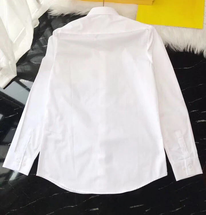 DUYOU Мужская рубашка хлопок мужская нарядная для мужчин сливы принт в виде робота