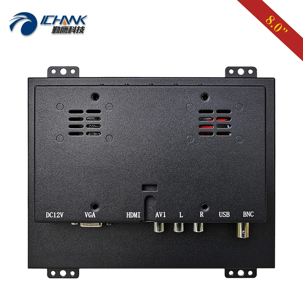 ZK080TC-UDD2/8 дюймов 1024x768 USB HDMI металлический чехол Быстрая установка драйвер монитора емкостный сенсорный ЖК-экран монитор