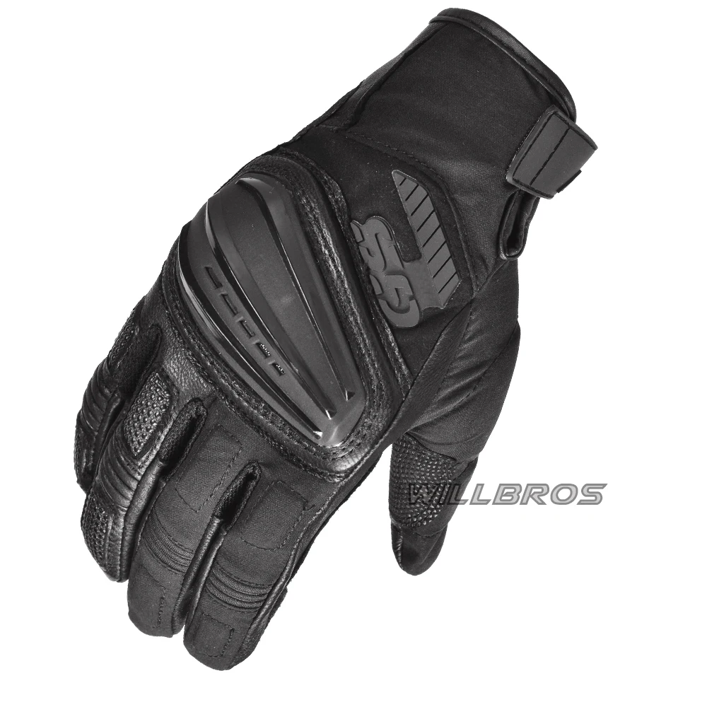 Rallye 4 GS Leather Gloves For BMW Motorcycle Motorrad Guantes Motorbike Scooter Street Moto Riding Luvas Unisex Mens images - 6