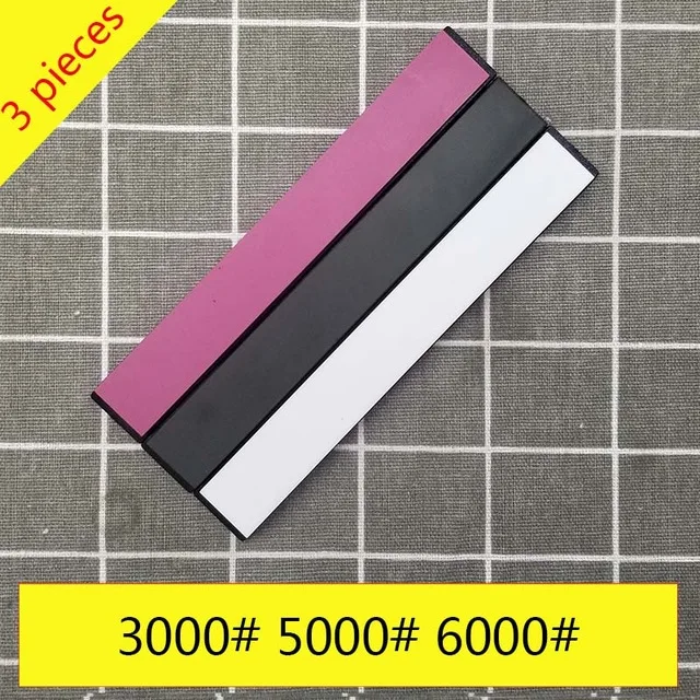 Diamond bar knife Sharpener Angle точилка для ножей whetstone professional knife sharpener 240 400 600 1000 Grit Kitchen Tools - Цвет: 3000 5000 6000 grit