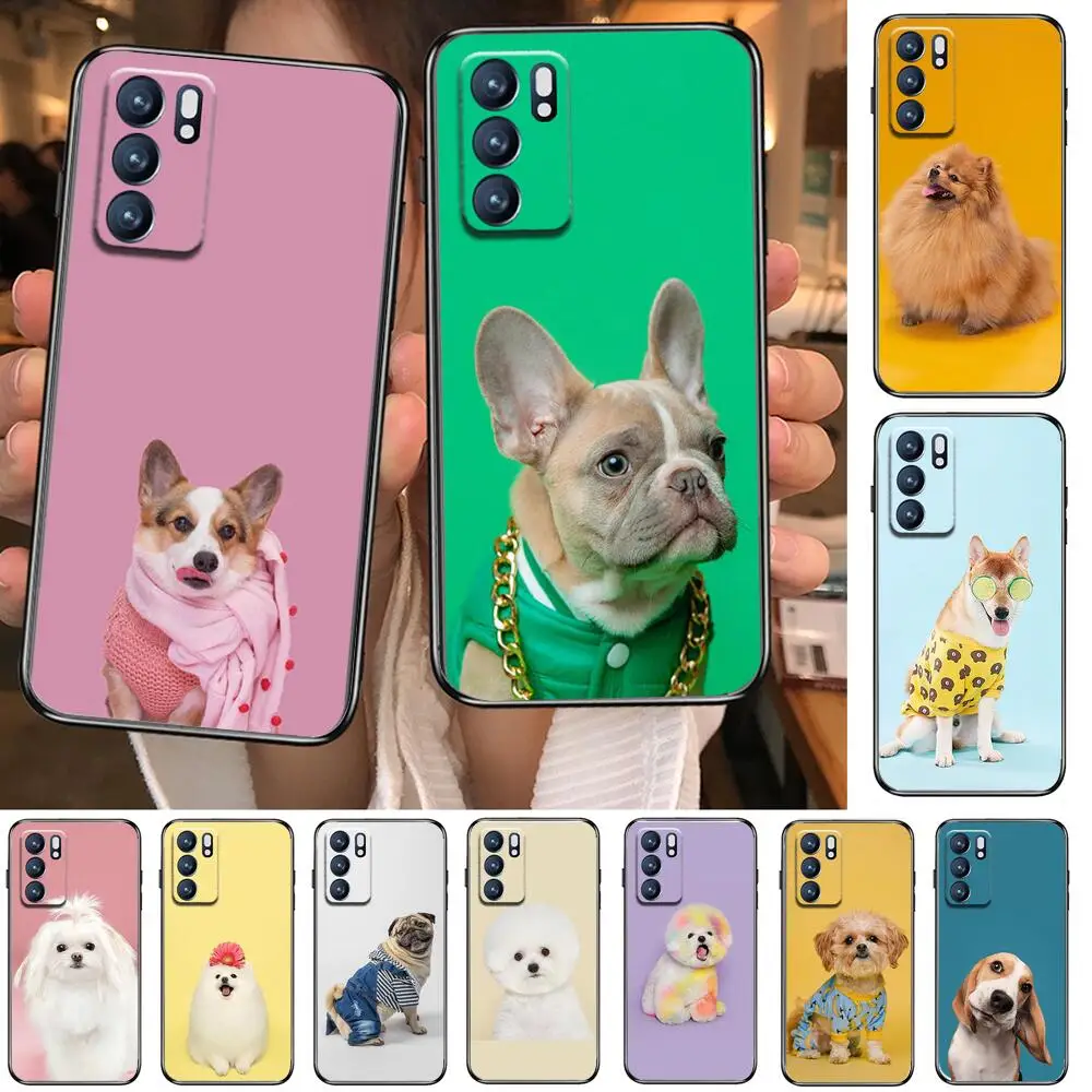 

French bulldog dog For Realme C3 Case Soft Silicon Back cover OPPO Realme C3 RMX2020 Coque Capa Funda find x3 pro C21 8 Pro a91