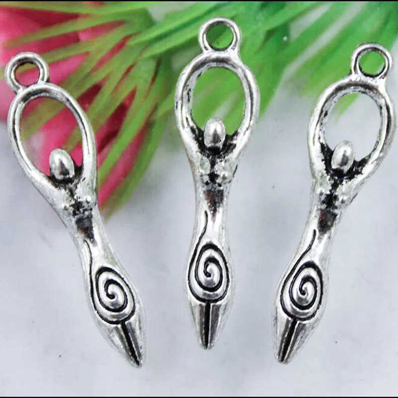 30 шт. очаровательные подвески в стиле богини плодородия матери земли симбол Duble