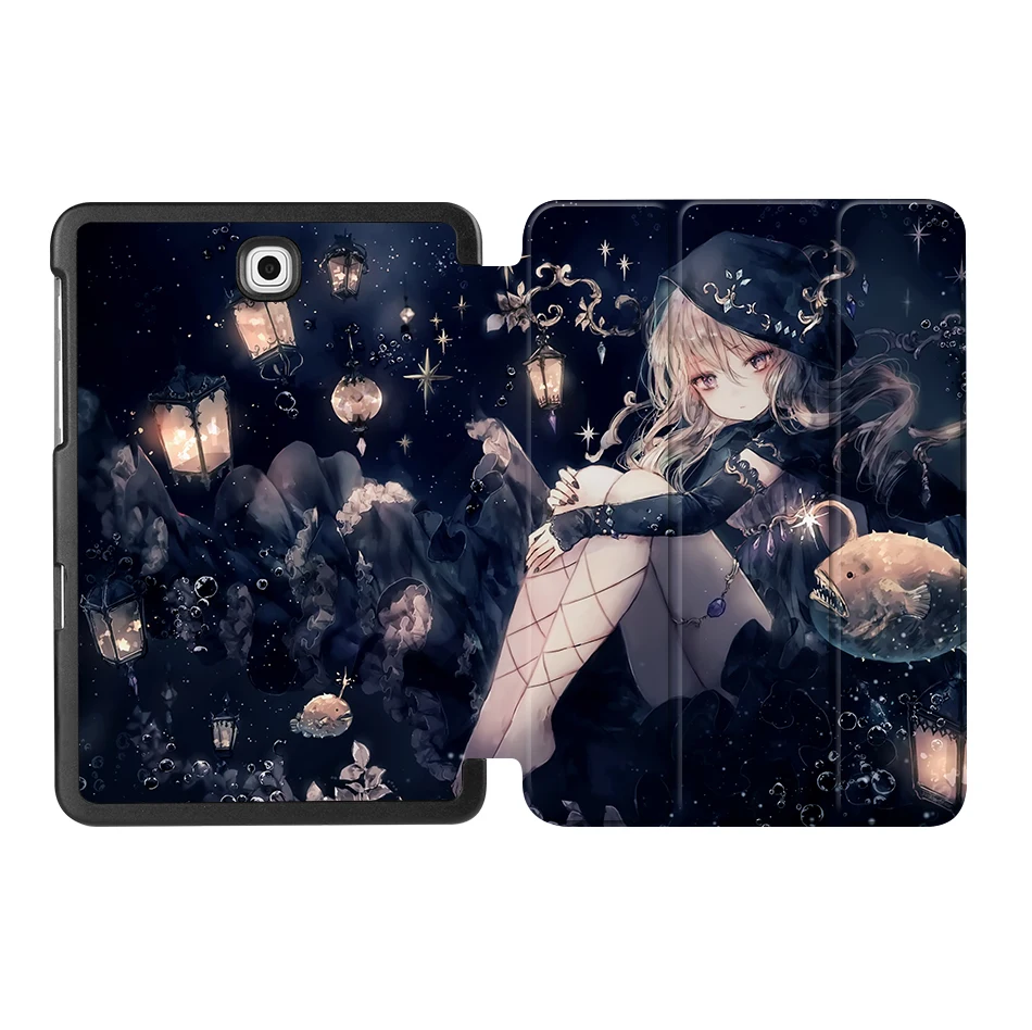 SS15 MTT для samsung Galaxy Tab S2 8," чехол для планшета SM-T710 T715 мультяшный аниме девушка из искусственной кожи флип умный чехол защитный чехол - Цвет: SS15