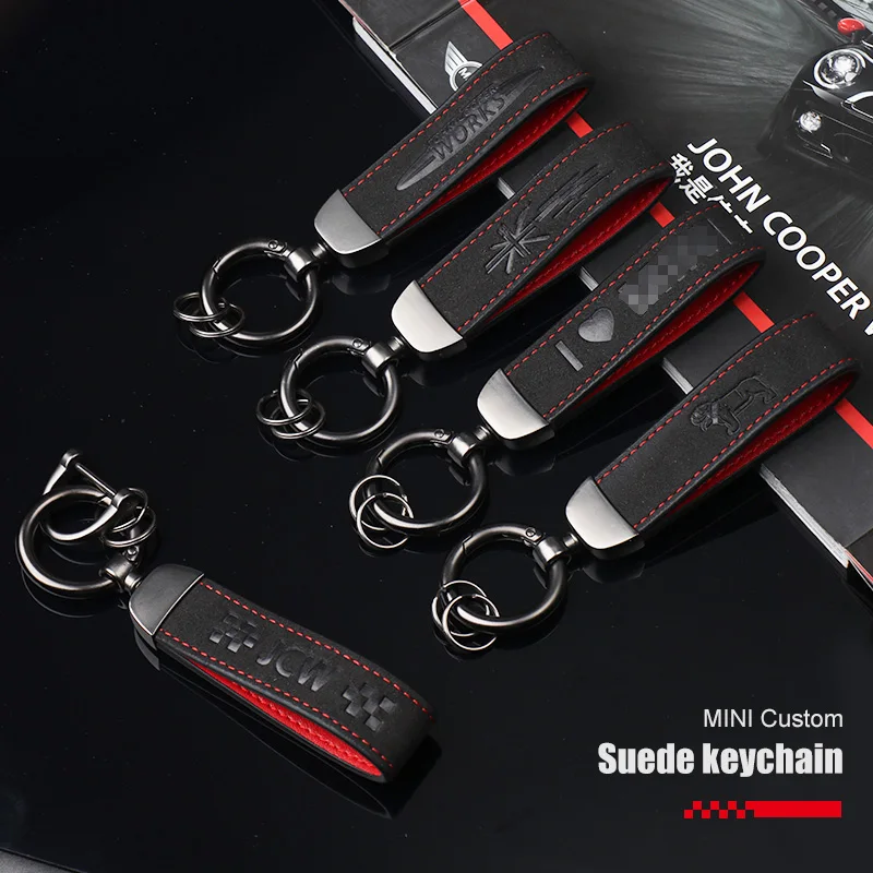 

2021 Fashion Style Car Keychain Key Ring Man Women Universal For BMW mini Cooper Jcw Countryman Paceman Clubman Accessories