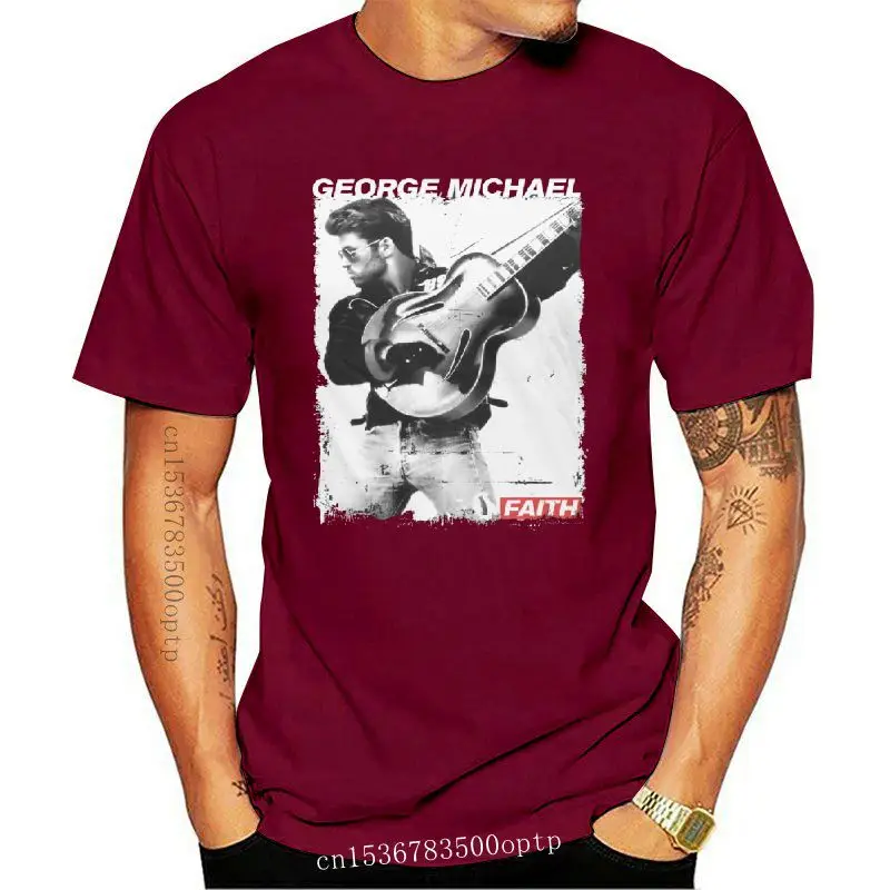 

New Men T shirt Fashion Cotton GEORGE MICHAEL FAITH s Funny Tshirts Gifts funny t-shirt novelty tshirt women