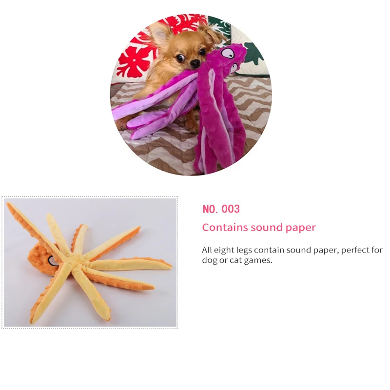 

New Fashion Soft Plush Dog Squeakers Toy Interactive Toy Tooth Cleaning Dog Chew Toys Dog Pet Training Accessories Supplies