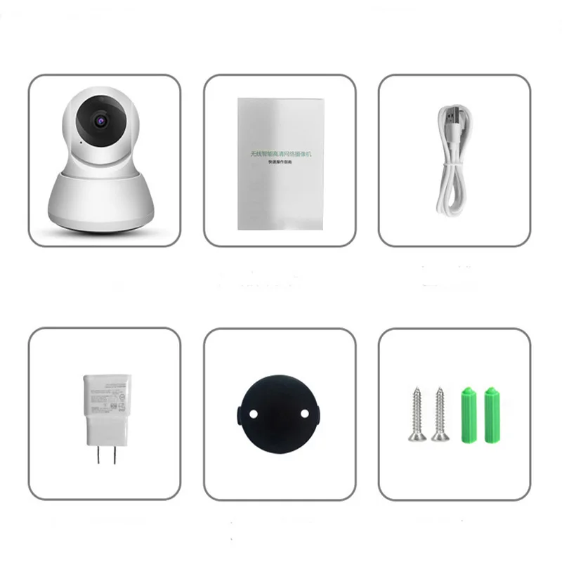1080P 720P Home Security IP Camera Two Way Audio Wireless Mini Night Vision PTP CCTV WiFi Baby Monitor iCsee APP | Безопасность и