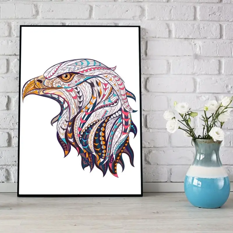 

DIY Wooden Jigsaw Puzzle Lion Board Game Toy Each Piece Is Animal Interesting Paper Puzzles For Adults Kids Gift Educational Toy