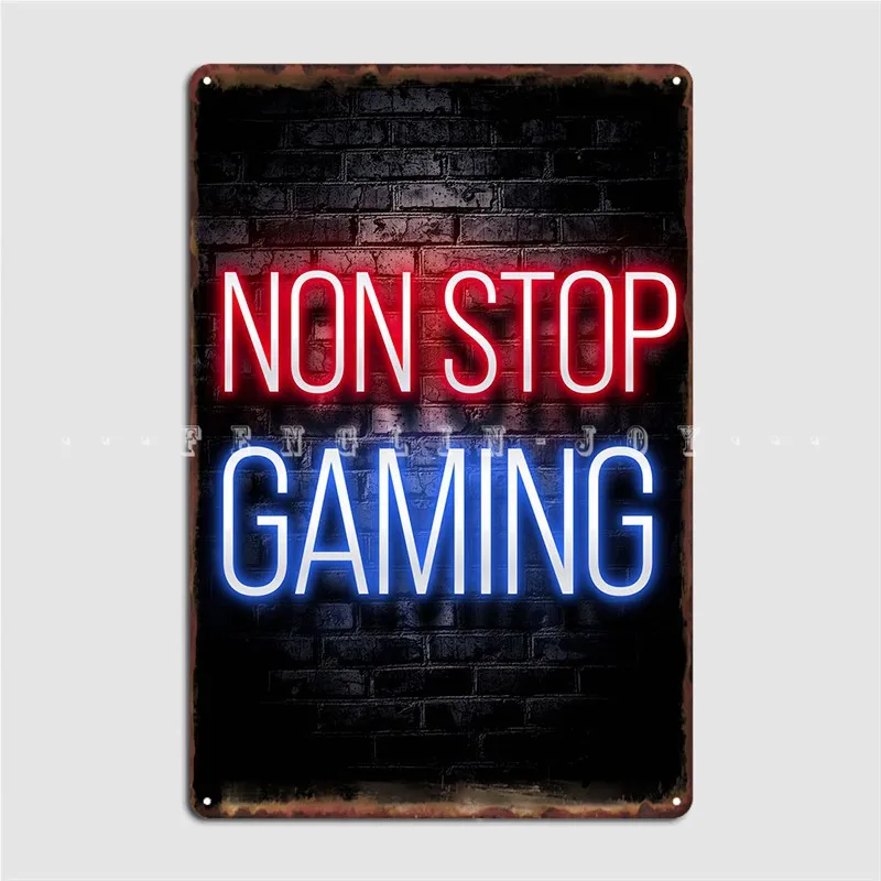 

Gaming Gamer Quotes Quote Poster Metal Plaque Club Party Printing Mural Plaques Tin Sign Poster