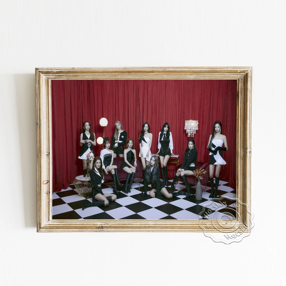 Корейский плакат с художественными принтами космических девушек, коллекционный подарок для фанатов музыки WJSN K-pop, портрет звезды, красивая девушка, домашний декор