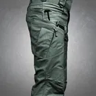 Тактические брюки-карго, мужские военные водонепроницаемые повседневные брюки, мужские дышащие армейские брюки с несколькими карманами, Мужская рабочая одежда, размера плюс