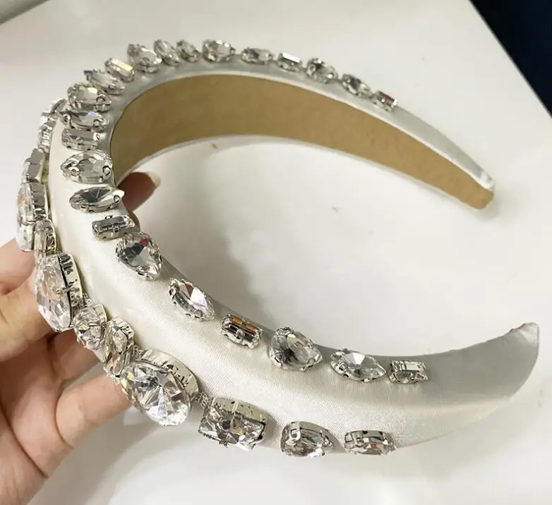 

New Baroque crystal ladies hairband Fashion gem catwalk street hair accessories wholesale