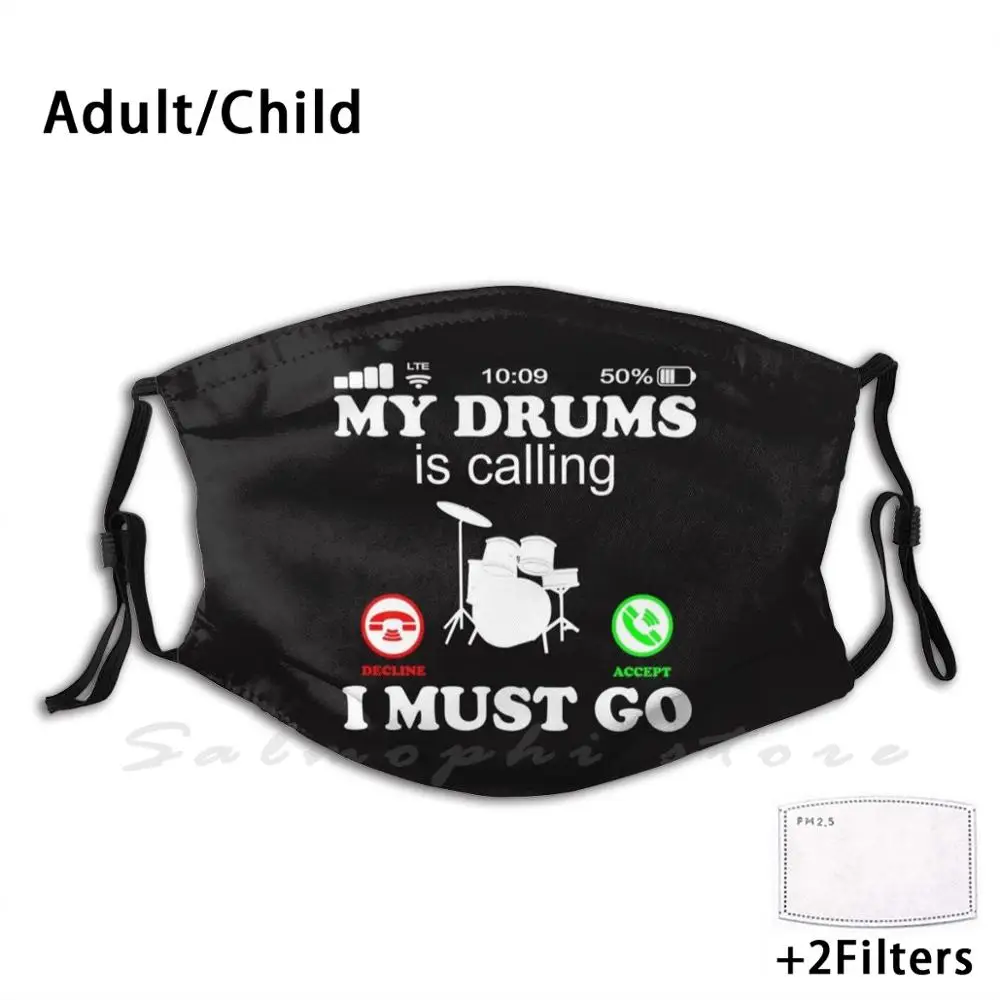 Маска мой барабан телефонный звонок забавный подарок для барабанщика ударный
