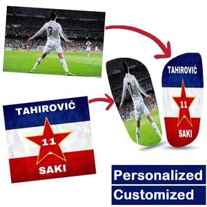 Прямая поставка, индивидуальная сублимационная печать, защитные накладки, персонализированная защита для взрослых, детей, для футбола, для защиты ног, для футбола Shinguard