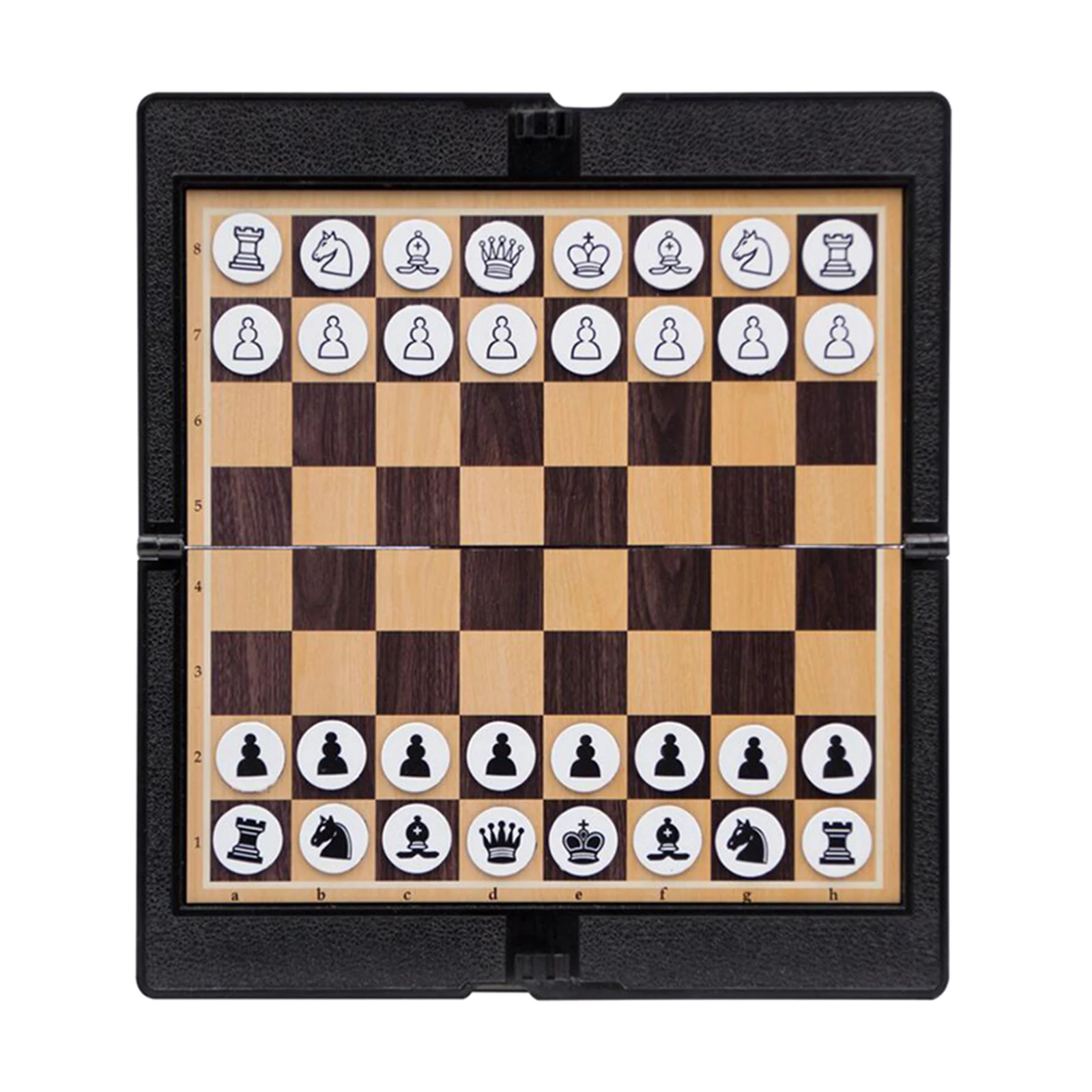 

Foldable Chessboard Mini Size Magnetic Chess Set Pocket Chess for Camping
