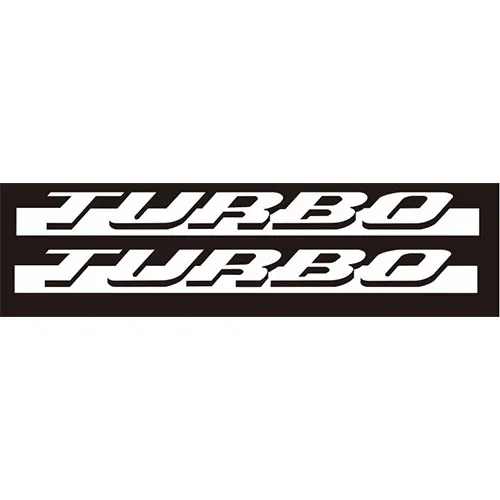 White Пара боковых юбок гоночная полоса наклейка для Volkswagen Beetle Turbo Графика Наклейка s 2010- автомобильные аксессуары - Название цвета: White