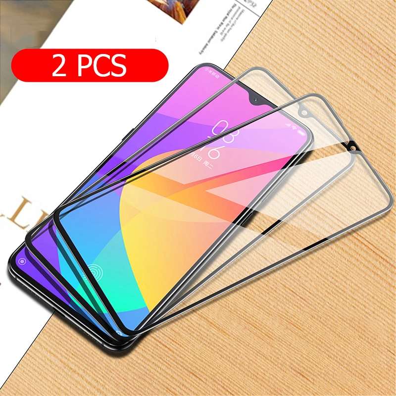 2 упаковки закаленное стекло для Xiaomi mi A3 Взрывозащищенная защитная пленка экрана
