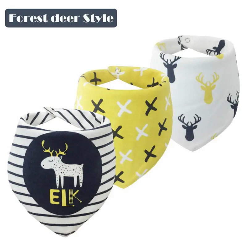 Детская отрыжка одежда из 3 предметов бандана для девочки нагрудник кормления