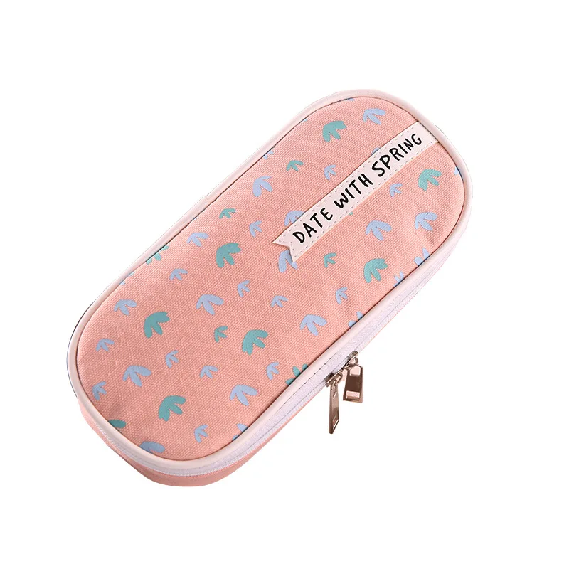 Пенал большой вместимости милый чехол для карандашей ранцы школьные