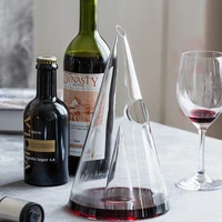 creative pyramid crystal glass wine decanter 350ml750ml crystal red wine decanter handmade for wine brandy whiskey