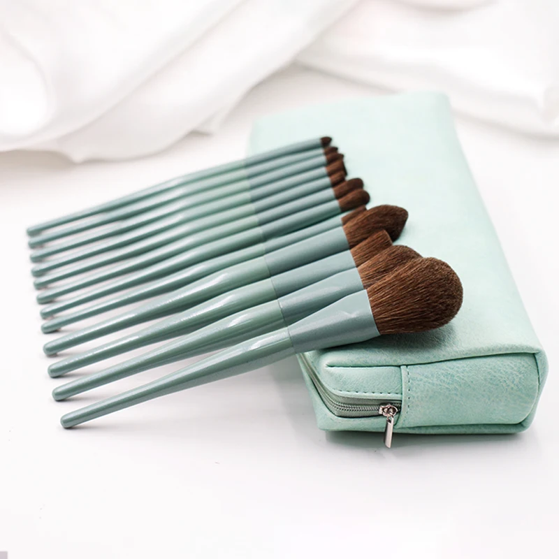

Professional Makeup brushes set Pony Hair 12pcs Beauty Foundation Powder Eyeshadow Make up brush
