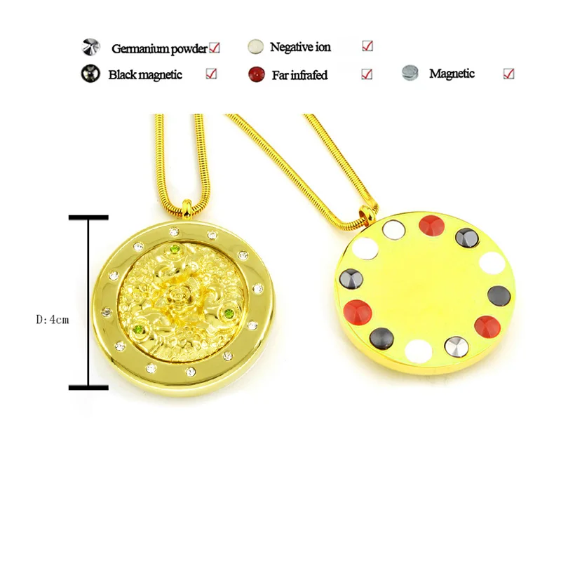 Gold healthycare ювелирные изделия из 5 в 1 Lucky водный кулон - Окраска металла: Gold