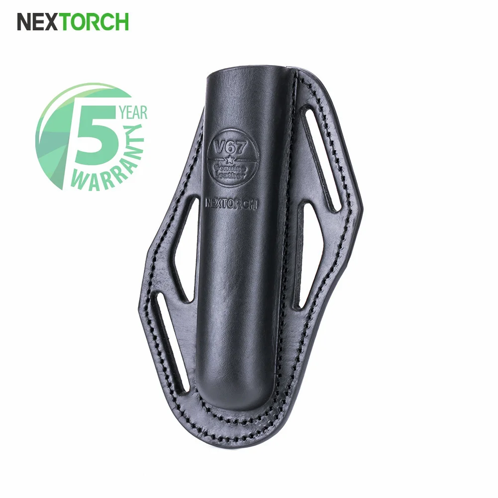 

Портативная кобура NEXTORCH V67 из натуральной кожи для дубинки, подходит для ремня шириной 50 мм, подходит для дубинки диаметром 30 мм