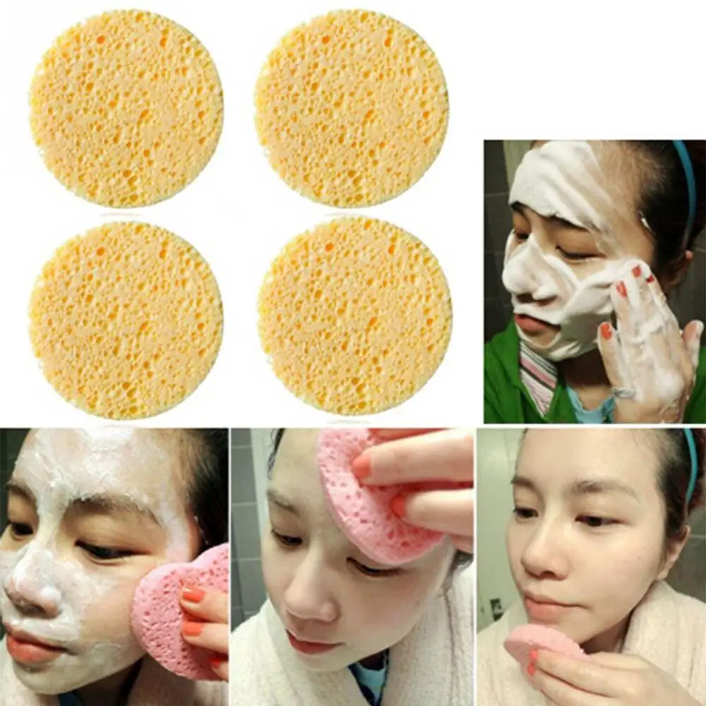 Accessories Beauty Round Soft Tools Cosmetic Puff Cleansing Sponge Face Wash Makeup Pads