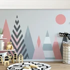 Пользовательские фотообои в скандинавском стиле, 3D фотообои в стиле Ins, задний фон для гостиной, телевизора, обои для декора, Детские фрески