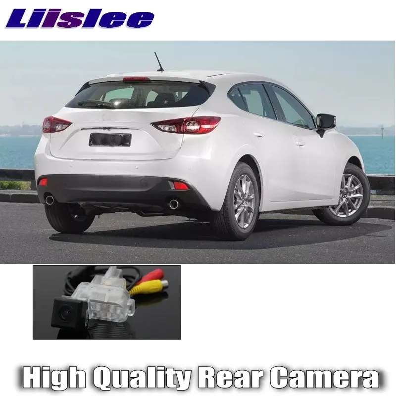 LiisLee автомобильная камера заднего вида для Mazda 3 Axela хэтчбек 2013 ~ 2019 ночное видение