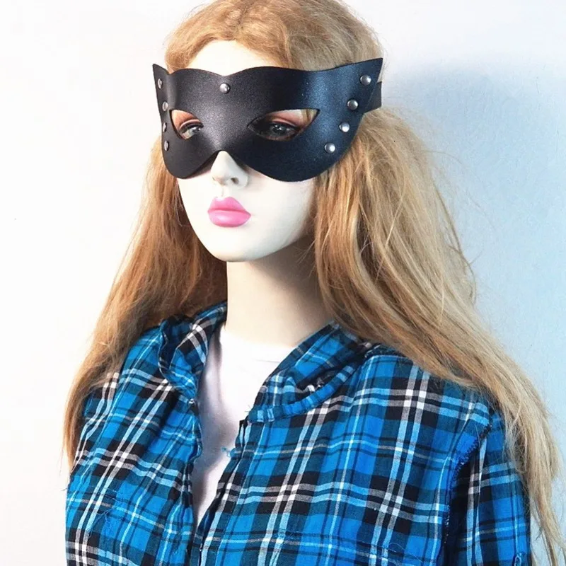 

COLEMJE Bar Masquerade Show Black Mask Halloween Men And Women Face Accessories Stage Drama Performance Cosplay Erotic Toy