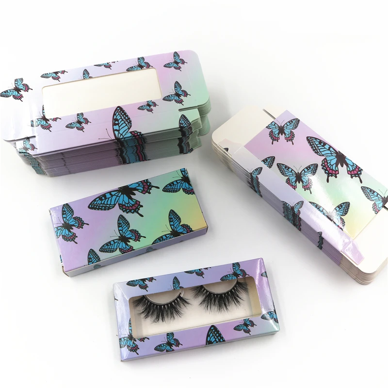 

Custom Eyelash Packaging Paper Box wholesale print paper false eyelash package box lash boxes packaging custom print logo faux