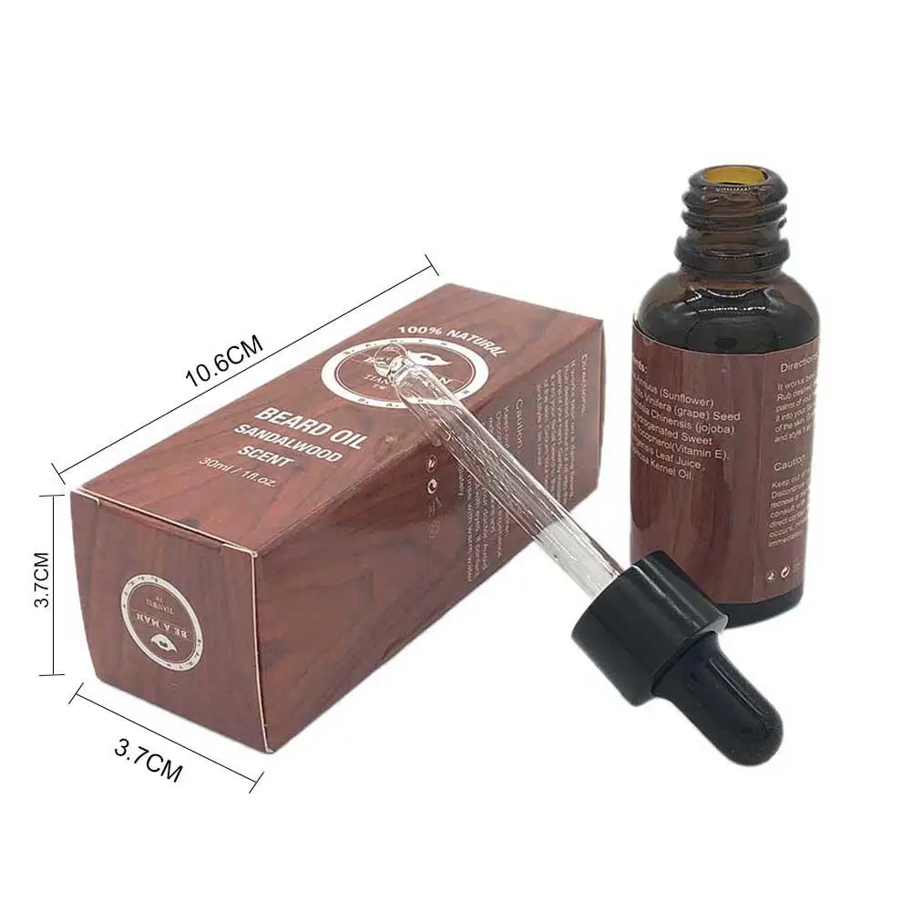 Набор для ухода за бородой Расческа укладки бороды масло крем роста дикого