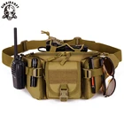 SINAIRSOFT Тактический Молл Мешок Водонепроницаемый Мешок Талии Fanny Pack Туризм Рыбалка Спорт Охота Талия Пакеты Тактический Спорт Поясная Сумка