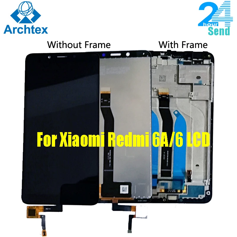 

AAAA+ Quality IPS LCD+Frame For Xiaomi Redmi 6 LCD Display Screen Replacement For Redmi 6A LCD 5.45 inch 1440*720 Resolution