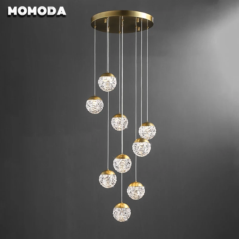 安い モダンなスパイラル形状の吊り下げ式LED照明,壁取り付け用燭台,ヴィラ,デュプレックス,高級真ちゅう製。