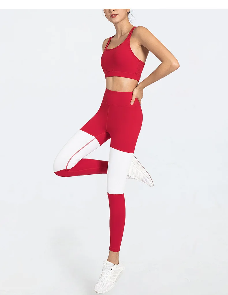 Women Sports Bra Push Up Yoga Tops Crop Active Wear Gym Fitness Shockproof Brassiere Shirt Running Bra Sportswear Female