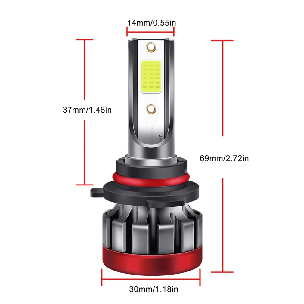 

2Pcs 3000LM Lemon Green LED Fog Lights H8 H11 880 881 LED Fog Lamp 5202 9005 9006 HB4 P13W Auto Daytime Running Light Bulb