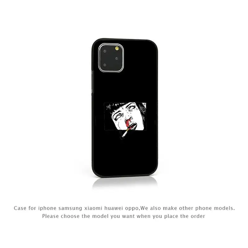

Cool smoking heartbreaker girl Phone Case for iPhone 7 8 11 12 Pro X XS Max XR Samsung A S 10 20 50 Plus pro funda
