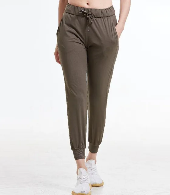 capri shorts Women Casaual Jogger Stretch fabrics Loose Fit skinny Leggings with two side pockets Ankle-Length Pants grey sweatpants