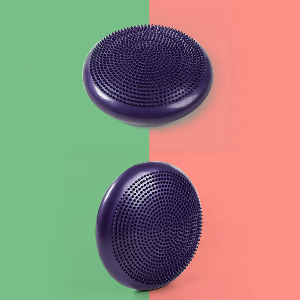 

Inflated Stability Wobble Cushion Extra Thick Core Balance-Disc Wiggle Seat for Improving Core Strength Relieving Back Pain (Pin