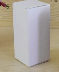 50 шт, 100 шт, картонная коробка из крафт-бумаги, Подарочная коробка для конфет, Подарочная коробка, мыло в упаковке, Упаковочная бумажная коробка белого цвета - Цвет: white