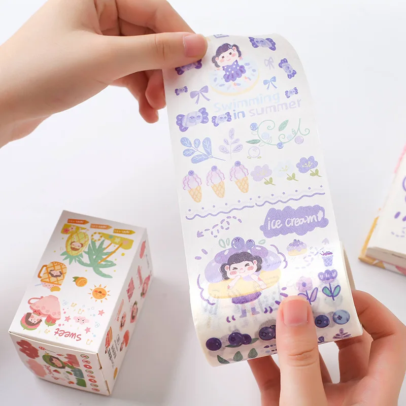 

10 pcs/lot Washi Masking Tapes Fruit colorful series diary Decorative Adhesive Scrapbooking DIY Paper Japanese Stickers 3m