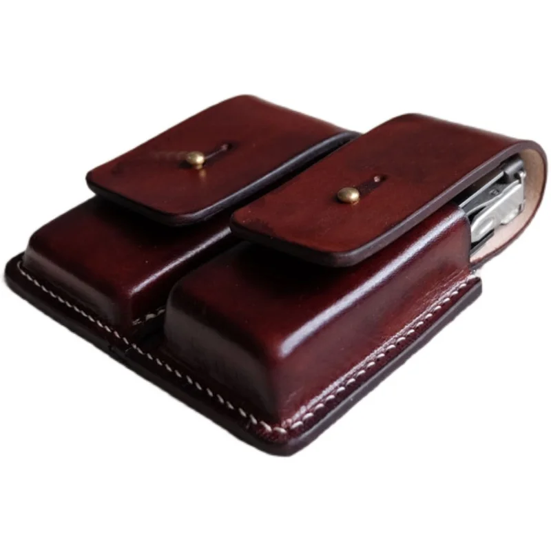 Цена Чехол для кожаного ремня ручной работы, кожаный футляр, защитный чехол из растительного дубления для Lazerman, набор инструментов для наращиван...